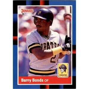 1988 Barry Bonds Donruss Baseball Card #326